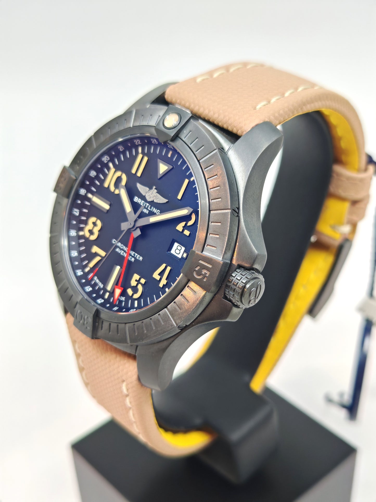 New Old Stock Breitling Avenger Automatic GMT 45 Night Mission