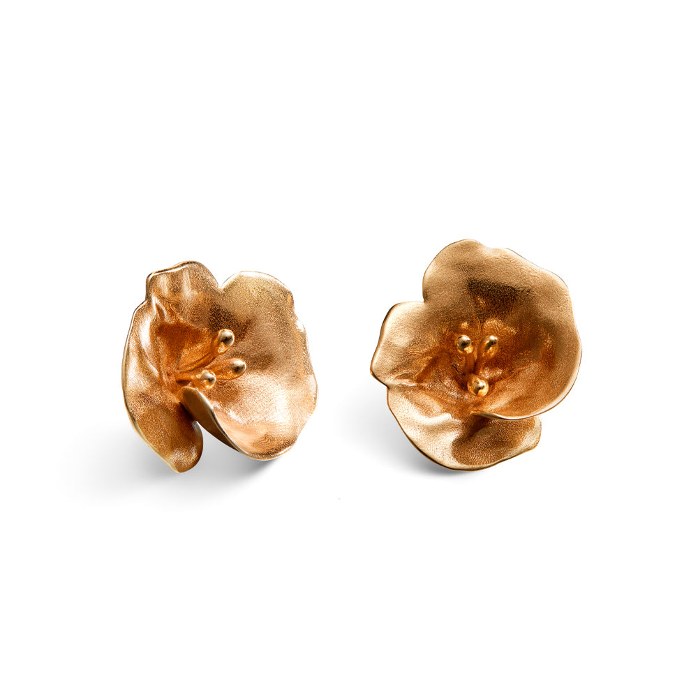 Kalevala Kesäyön ruusu -korvakorut pronssi