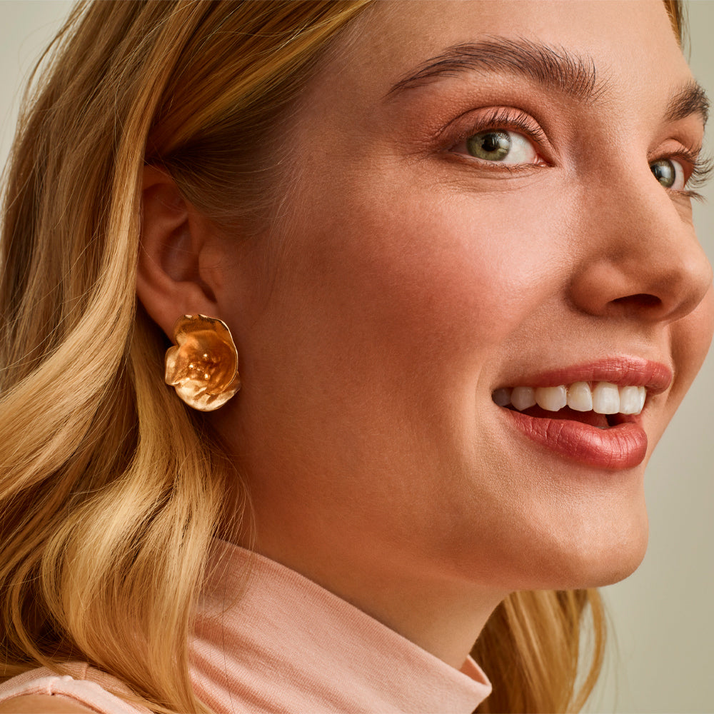 Kalevala Kesäyön ruusu -korvakorut pronssi