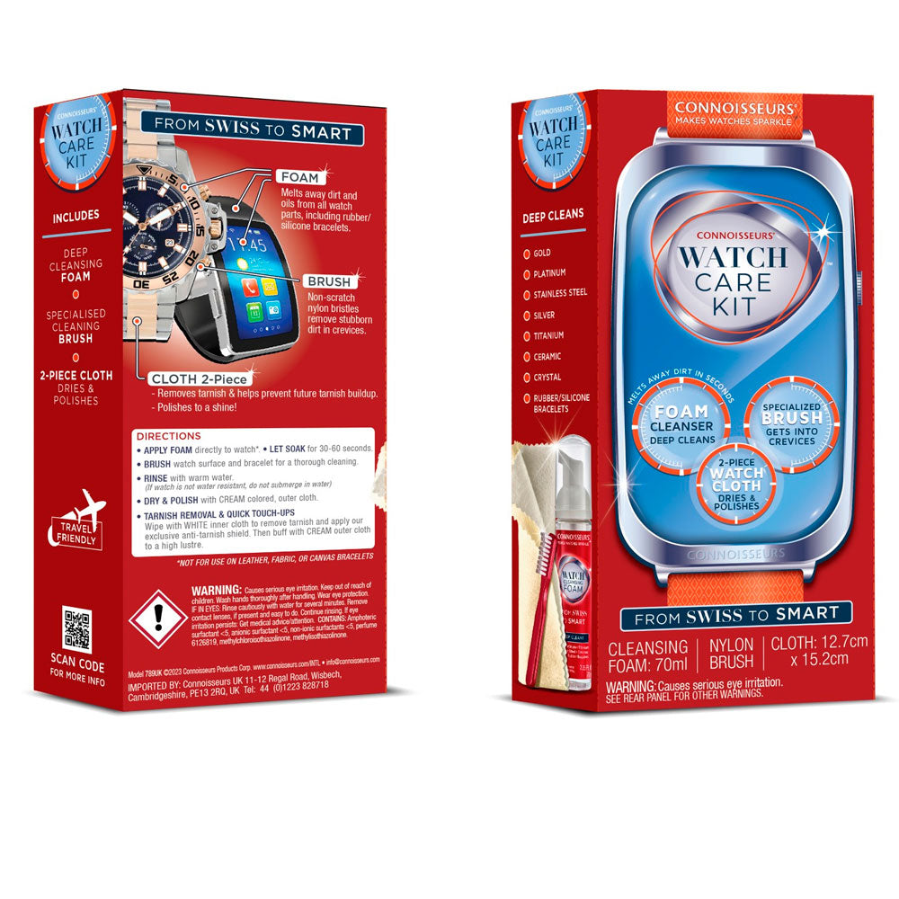 Connoisseurs Watch Care Kit -kellon puhdistussetti
