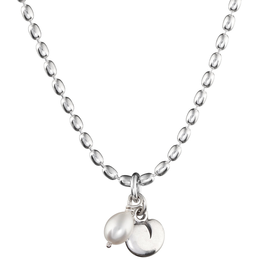 Kalevala Vanamo-riipus hopea valkoinen helmi