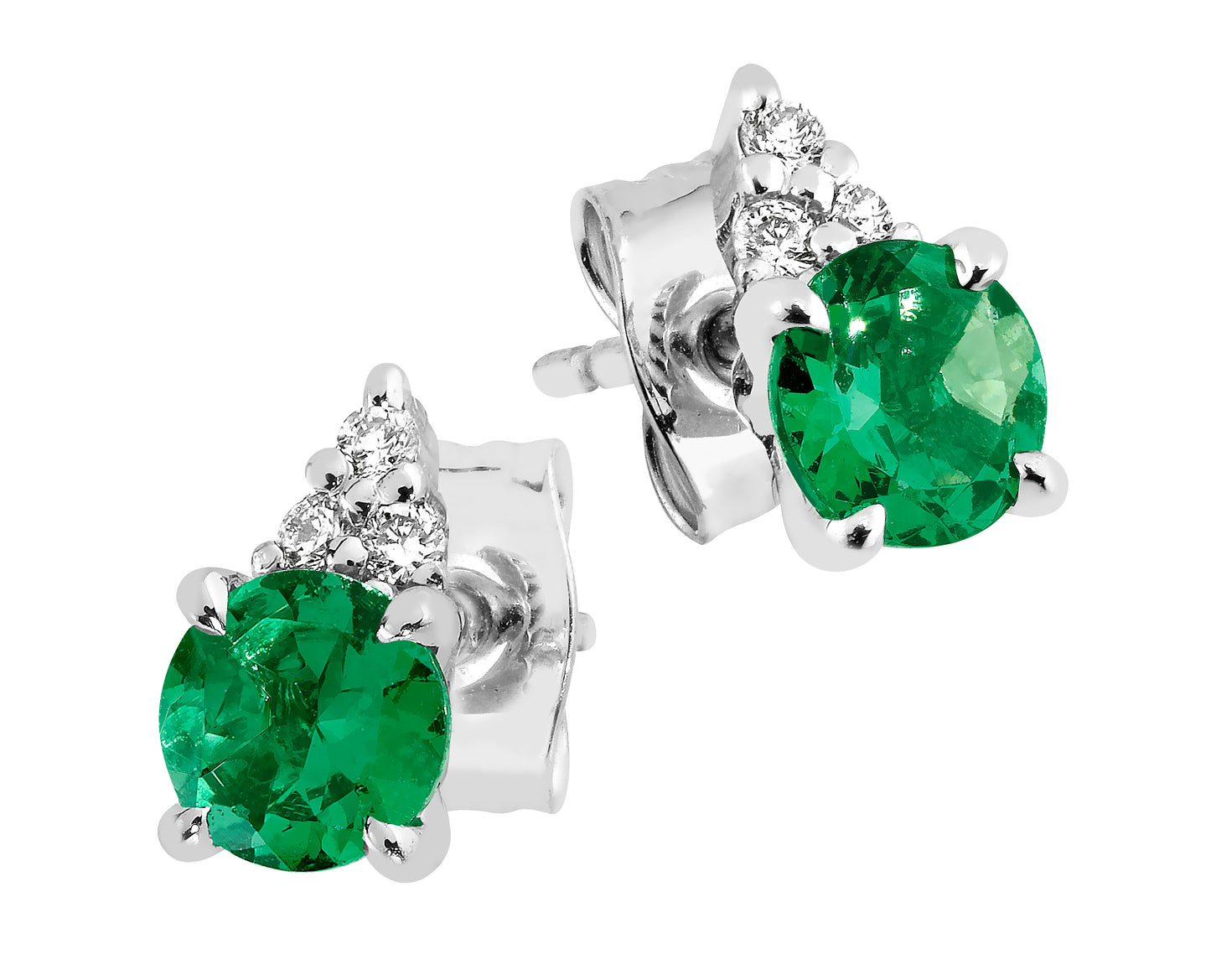 Westerback Collection Green-korvakorut tsavoriiteilla ja timanteilla