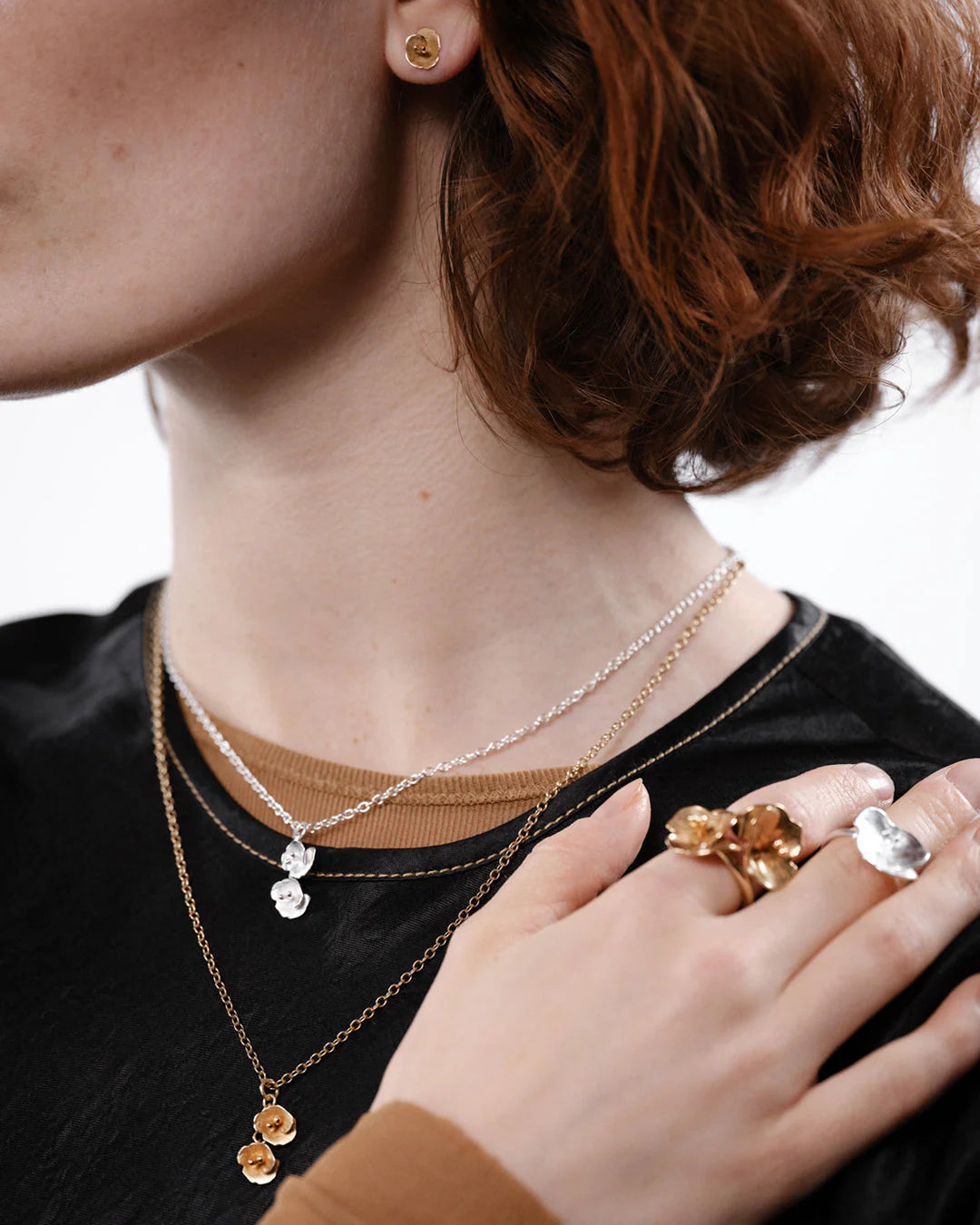 Kalevala Kesäyön ruusu -miniriipus hopea