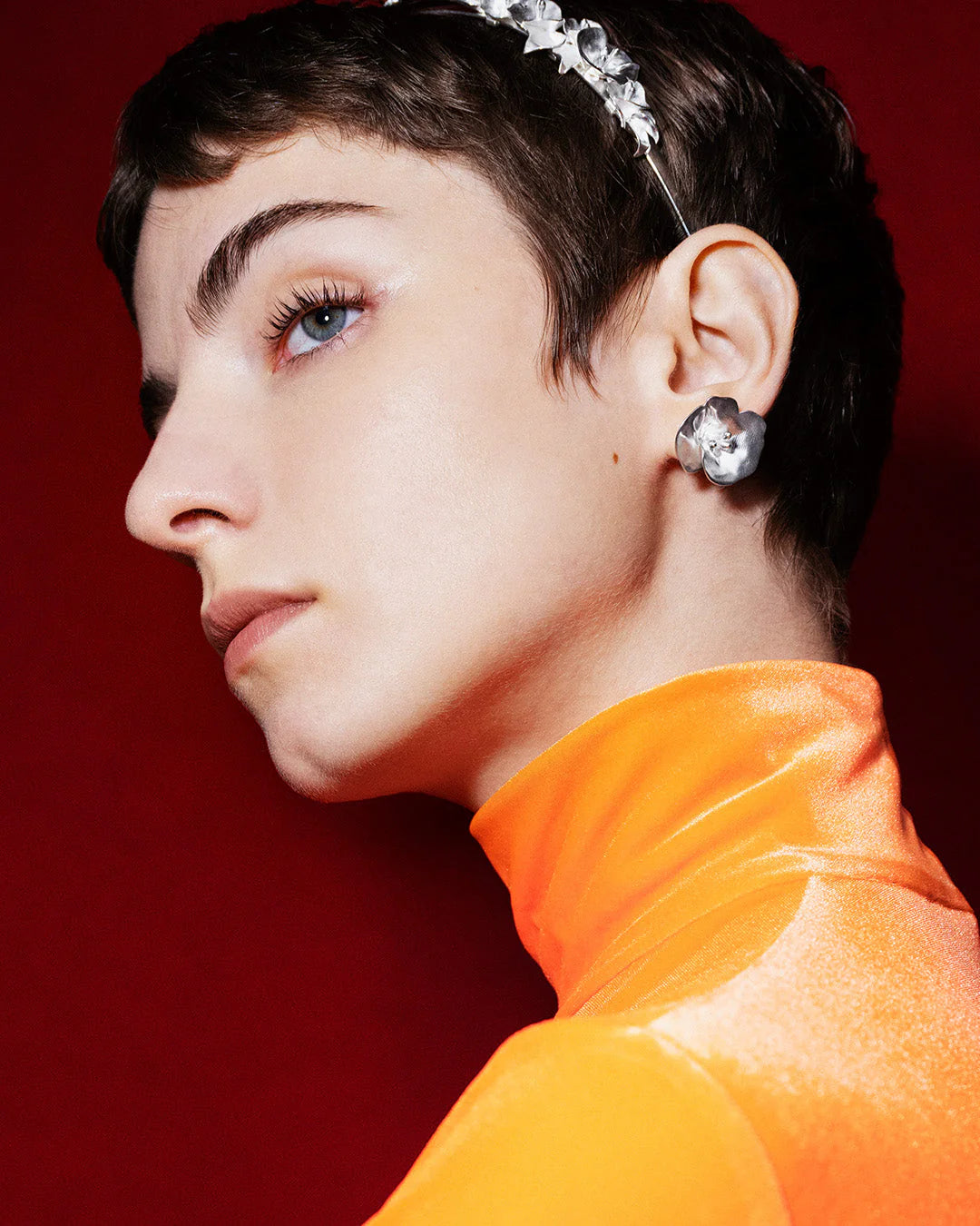 Kalevala Kesäyön ruusu -korvakorut hopea