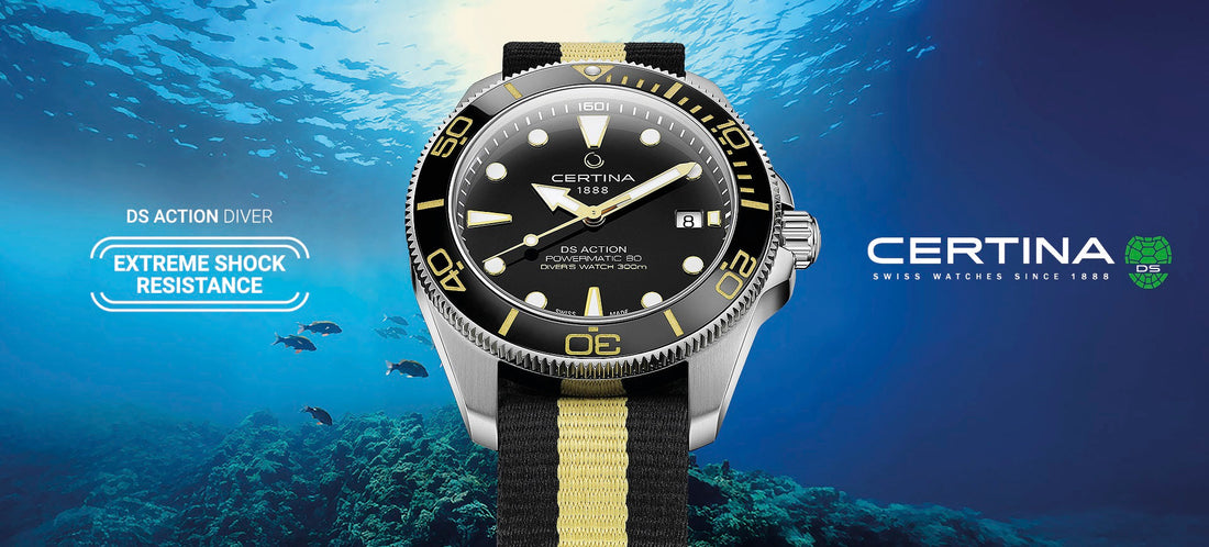 Certina DS Action, uusi sukupolvi kaksinkertaista turvallisuutta.
