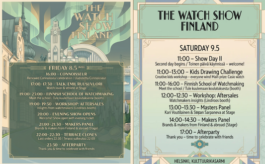 Westerback mukana Watch Show Finlandissa