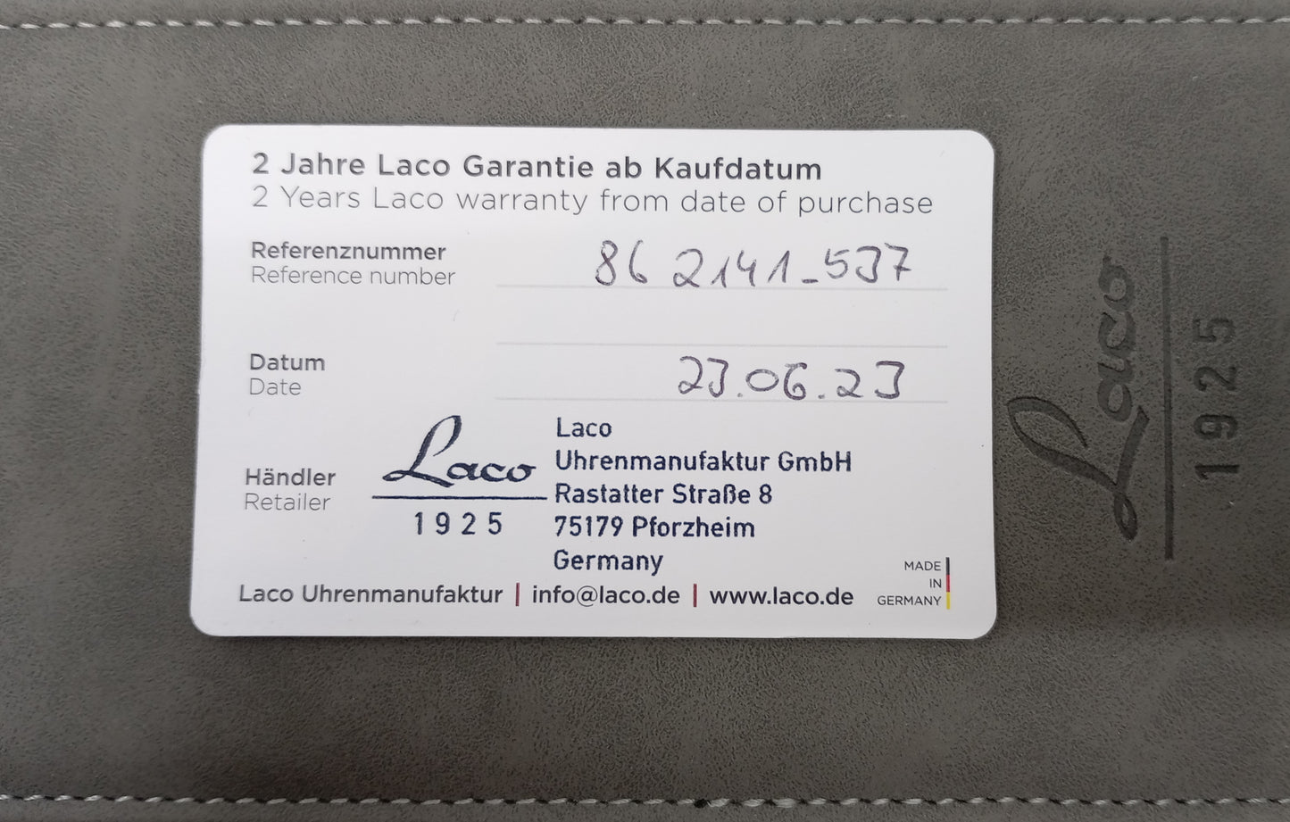 Pre-Owned Laco Stuttgart Pro