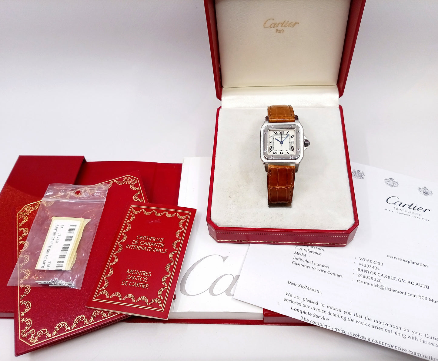 Cartier Santos Carree LM