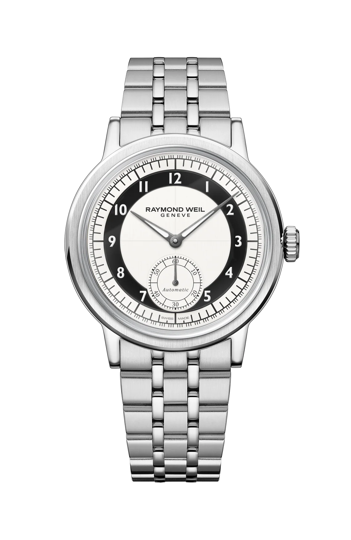 Raymond Weil Millesime Small Seconds 39 mm, tuxedo dial