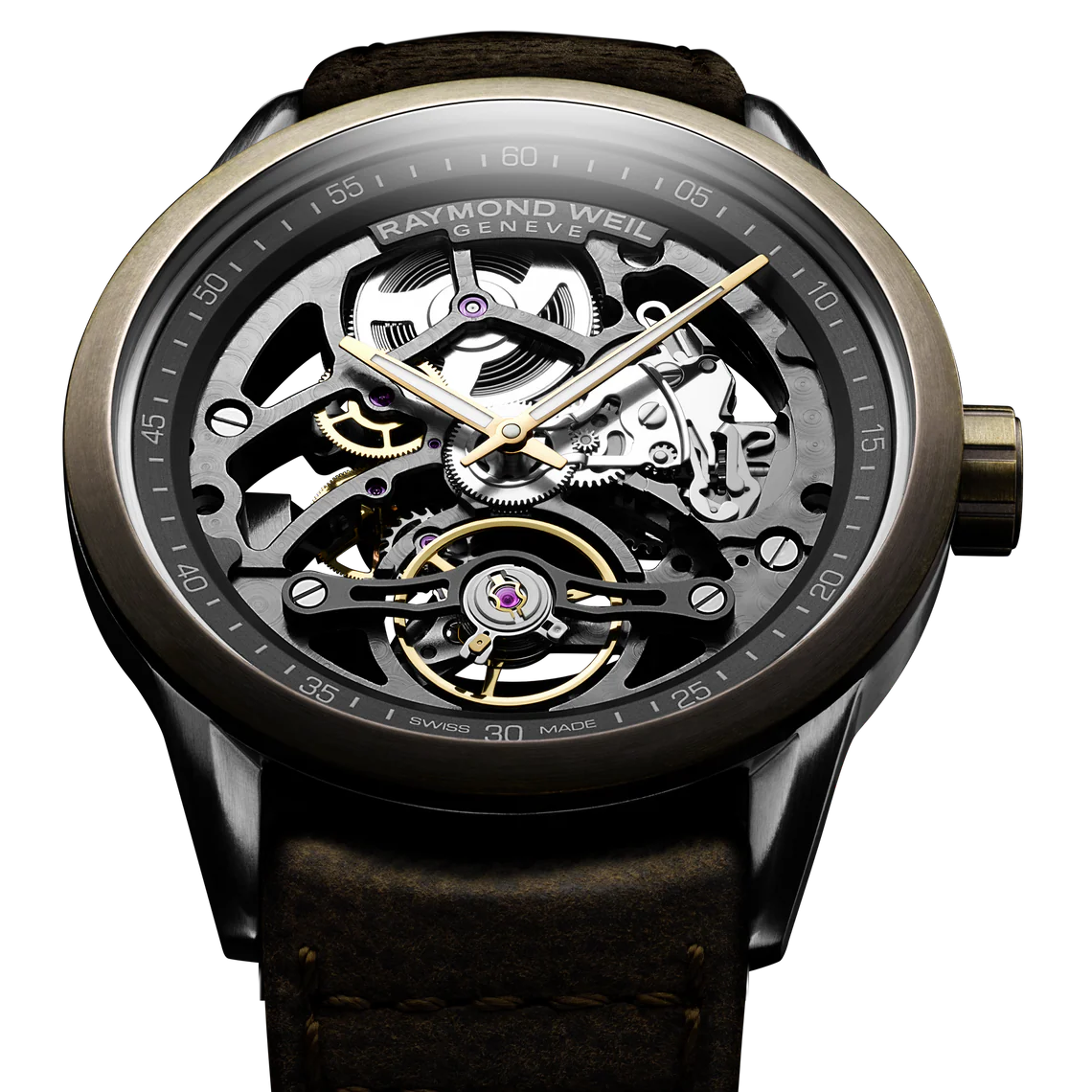 Raymond Weil Freelancer Calibre RW1212 Skeleton Bronze