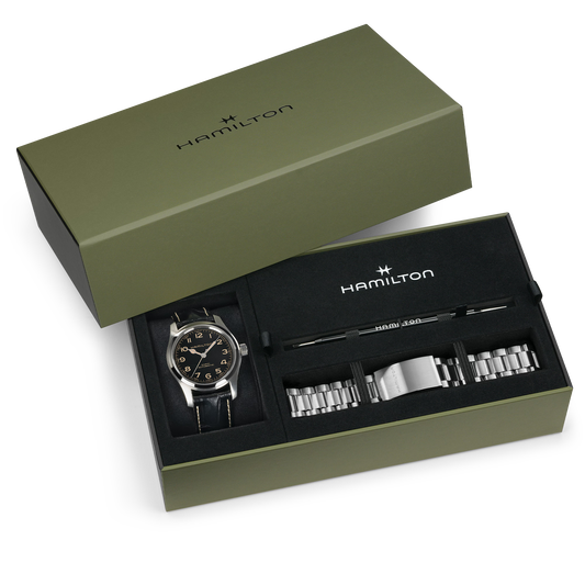 Hamilton Khaki Field Murph Auto 42 mm Bracelet Bundle