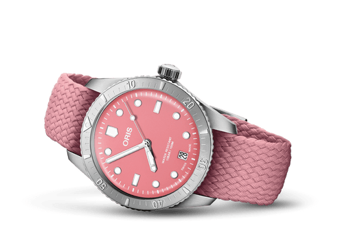 Oris Divers Sixty-Five Cotton Candy